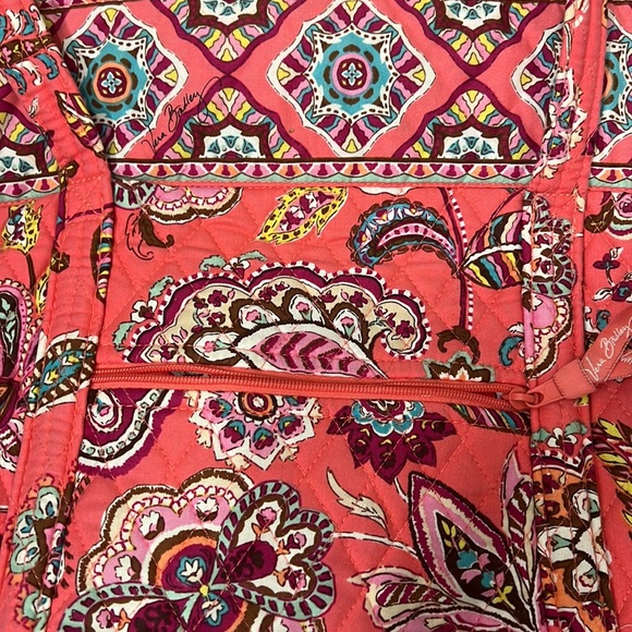 Vera Bradley Retired Color - Call Me Coral Large Tote - Picture 6 of 12